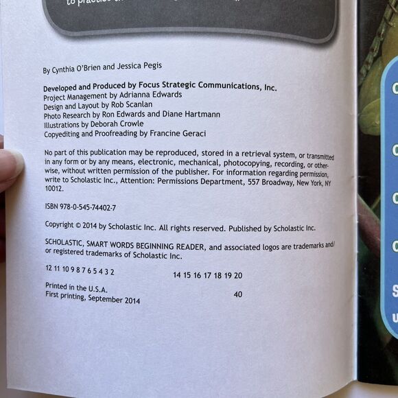 Set of 5 Smart Words Beginning Reader Childrens Books Nature Paperback - Picture 6 of 16